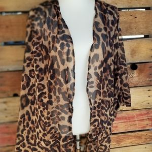 Light weight Cheetah Kimono